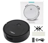 Aprilsunnyzone Robot aspirapolvere intelligente con funzionamento a basso rumore inferiore a 55 dB per una pulizia indisturbata in ambienti di vita condivisi (nero)