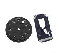 Aprilsunnyzone Ruota rotante in lega di alluminio per chitarristi per studiare l'armonia diatonica e i toni cromatici di passaggio e percorsi di modulazione (nero)