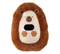 Aprilsunnyzone Scaldamani elettrico tascabile, ricaricabile, per avventure con tempo freddo come caccia e golf (marrone)