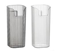 Aprilsunnyzone Scatola portaoggetti da parete per interni, organizer in plastica per ombrelli pieghevoli, supporto salvaspazio per ingressi e piccoli spazi (grigio)