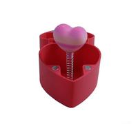 Aprilsunnyzone Scatola sorpresa a forma di cuore: elegante design stampato in 3D per occasioni romantiche (scatola rossa)