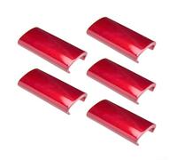Aprilsunnyzone Set di 5 accessori per racchette da pickleball da 16 mm con protezione dei bordi e funzioni di regolazione dell'equilibrio (rosso)