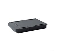 Aprilsunnyzone Set organizer per cassetti sotto la scrivania con design salvaspazio per organizzare cancelleria e oggetti personali sul posto di lavoro (grande nero)