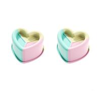 Aprilsunnyzone Silicone per stampo da 10,2 cm, cavità singola per mousse francese, certificato sicuro per il contatto diretto con gli alimenti, resistente contro deformazioni e screpolature (amore)