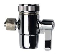 Aprilsunnyzone Sostituzione della valvola del deviatore del rubinetto del lavandino, deviatore del rubinetto del metallo per la caratteristica rapida di installazione e rimozione della tubatura da 1/4