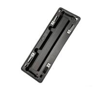 Aprilsunnyzone Staffa di montaggio per targa auto anteriore in ABS nero resistente all'usura facile da usare per Tesla per modello S dal 2016 al 2021 Parte esterna del corpo