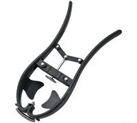 Aprilsunnyzone Strumento per rompere le uova in acciaio inox con manico ergonomico e design a forma di pesce per un'apertura efficiente di uova sode e crude in cucina (senza contenitore)