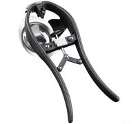 Aprilsunnyzone Strumento per rompere le uova in acciaio inox con manico ergonomico e design a forma di pesce per un'apertura efficiente di uova sode e crude in cucina (con contenitore)