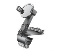 Aprilsunnyzone Supporto per smartphone per auto, girevole a 360°, con funzione di aggancio facile, per conducenti, colore nero