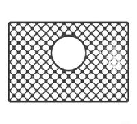 Aprilsunnyzone Tappetino di scarico in silicone per lavello con topografia a nido d'ape per migliorare l'efficienza e la durata del drenaggio (A)