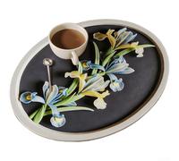 Aprilsunnyzone Tappetino scolapiatti per lavello e piano di lavoro in PVC con base antiscivolo e strato superiore ad assorbimento rapido (D)