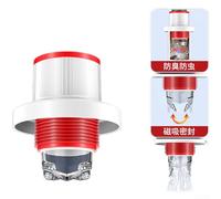 Aprilsunnyzone Tappo di scarico a due uscite con adsorbimento magnetico e guarnizione in silicone multistrato per una maggiore resistenza alle perdite nelle linee di scarico