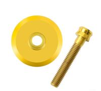 Aprilsunnyzone Tappo superiore in metallo CNC di precisione per forcelle anteriori da 1-1/8 garantisce una tenuta antipolvere e resistente all'umidità (oro)