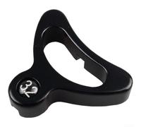 Aprilsunnyzone Tiraraggi per raggi da 3,2 mm, 3,3 mm, 3,5 mm, design in lega di alluminio, per lavori di allineamento delle ruote della bicicletta (nero, 3,2 mm)