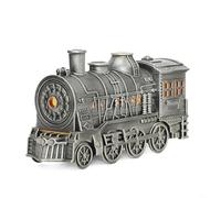Aprilsunnyzone Umidificatore a forma di treno, diffusore di oli essenziali, con luce notturna, spegnimento automatico, per aromaterapia e umidificazione, 300 ml (argento)