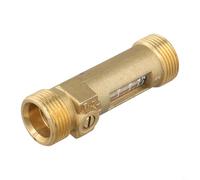 Aprilsunnyzone Valvola di bilanciamento visiva del misuratore di portata per il sistema di controllo della temperatura dell'acqua Lettura diretta dell'ottone dell'interfaccia del doppio filo (A)