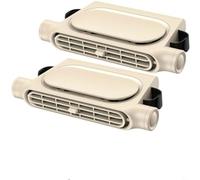 Aprilsunnyzone Ventola di raffreddamento regolabile per sedile auto, set da 2 pezzi, progettato per far circolare l'aria in modo efficace e ridurre fumo e umidità per la maggior parte dei tipi di auto