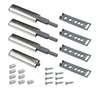Apriporta a pressione, adatto come pezzo di ricambio per Ikea UTRUSTA METOD Armadio Push to Open Open, ammortizzatore della porta dell'armadio (4 pezzi)