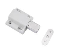 Apriporta a spinta in plastica e metallo | Bianco 4 pezzi for porte commerciali residenziali for armadietti da ingresso