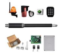 Apriporta, Apriporta automatico a battente singolo - 10 piedi di lunghezza 450 libbre con serratura elettrica controllo Wi-Fi solare per cancello scorrevole(Rot)