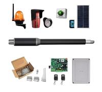 Apriporta, Apriporta automatico a battente singolo - 10 piedi di lunghezza 450 libbre con serratura elettrica controllo Wi-Fi solare per cancello scorrevole(Beige)