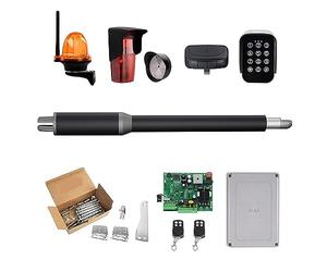 Apriporta, Apriporta automatico a battente singolo - 10 piedi di lunghezza 450 libbre con serratura elettrica controllo Wi-Fi solare per cancello scorrevole(Sky Blue*3)