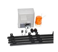 Apriporta Automatico, Apricancello automatico a cremagliera scorrevole for cancello fino a 600 kg di motore, cremagliere da 6 o 7 m, fotocellula e lampeggiante opzionali(Kit1)