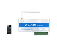 Apriporta Automatico, Apricancello GSM 4 canali GSM Wireless Telefono cellulare Interruttore di controllo remoto Controller Relè Interruttore intelligente(Short antenna)