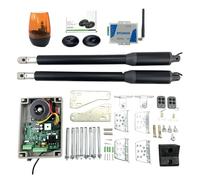 Apriporta Automatico, Attuatore for cancelli a battente Apriporta Apricancello Cancello domestico 150DC. Lampada Di Segnalazione, Fotocellule Incluse. Telecomando for Cancello(150DCSLYSGSM)