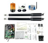 Apriporta Automatico, Attuatore for cancelli a battente Apriporta Apricancello Cancello domestico 150DC. Lampada Di Segnalazione, Fotocellule Incluse. Telecomando for Cancello(150DCSLYSGSM430)