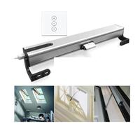 Apriporta Automatico, Attuatore for finestre regolabile a catena Tuya 110v 240V Smart Home con telecomando opzionale(Kit9 4L tuya zigbee)