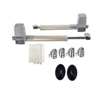 Apriporta Automatico, DC 300KG 2.5Metri Doppio Braccio Solare Attuatore for Cancelli Automatici for Porte Battenti Operatore Elettrico 24vdc Battente Apri del Cancello(Kit3)