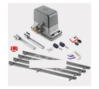 Apriporta Automatico, Kit completo 1800KG Apricancello scorrevole scorrevole Chiudiporta galleggiante con fotocellule da 7/8m Controller for cancello Wi-Fi leggero opzionale(8M kit 7)