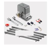 Apriporta Automatico, Kit completo 1800KG Apricancello scorrevole scorrevole Chiudiporta galleggiante con fotocellule da 7/8m Controller for cancello Wi-Fi leggero opzionale(7M kit 7)