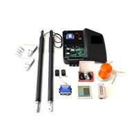 Apriporta Automatico, Kit motore automatico for apricancello battente GSM 12VDC 200kg for foglia con attuatore lineare elettrico con accessori opzionali(Kit 4)