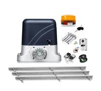 Apriporta Automatico, Modello base Apricancello Scorrevole AC600KG 1400LBS Con 6 Metri Cremagliera In Acciaio Cerniera Gear Telaio for La Casa Villa Metallo Cancello di Ferro(Kit f)