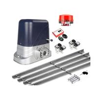 Apriporta Automatico, Motore for apricancello elettrico automatico for cancello scorrevole for carichi pesanti da 900-1200 kg con telecomando 2PS Scaffali in acciaio 4M for spostare il cancello(KIT7)