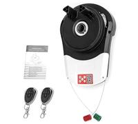 Apriporta avvolgibile for garage, apriporta automatico for cancello avvolgibile con 2 telecomandi, motore for porta avvolgibile con forza di sollevamento di 800 N, apriporta laterale for serranda