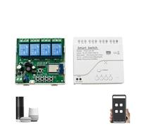 Apriporta del garage, Controller for apertura porta garage WIFI Smart Switch On Off Modulo relè Cancello aperto Controllo vocale Adatto a cancelli versatili (Color : 4CH 85-250V CASE)