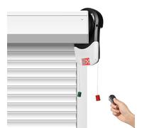 Apriporta elettrico a rullo con due telecomandi per un comodo funzionamento, ideale per garage, magazzini e fienili