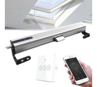 Apriporta Elettrico Automatico Per Finestre, Attuatore Per Lucernari/Finestre Da Tetto, Con Controller, Regolabile 100-400mm, Forza Di Bloccaggio: 250N, Controllo Vocale/App Remoto/Interruttore