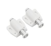 Apriporta magnetico a spinta in lega di alluminio | Armadio bianco for cucina, camera da letto, soggiorno, cassettiera: apertura a pressione(2PCS)