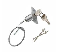 Apriporta universale per garage, chiave di emergenza antifurto, antiruggine e resistente alla corrosione, serrature a sgancio rapido con 2 chiavi per garage, tapparelle