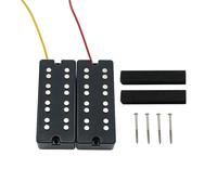 Aprire Basso Elettrico Pickup 4 Corde Doppia Bobina Basso Pickup Magnete Ceramica Per Stili di Musica Accessorio Chitarra Doppio Set