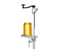 Aprire in acciaio inossidabile per apertura industriale, apriscatole da banco manuale pesante per lattine alte, base di acciaio durevole per uso professionale argento 48cm/18.5in