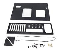 Aprire la cassa a scheda madre del telaio rack largo dissipazione del corpo Design di minerario durevole robusto per le schede madri ATX M ATX ITX all'interno di 305x245 mm nero