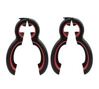 Apriscatole 2 pezzi, apribottiglie multifunzione 6 in 1 con pinza in silicone Apriscatole regolabile apriscatole apribottiglie per anziani strumento multifunzionale