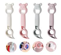 Apriscatole 4 in 1,4 Pcs Multifunzionale a Mano Apribottiglie Cavatappi per Birra con Impugnatura Manopol Personalizzato Apribottiglie Portatile per Bicchieri Di Gelatina Birra