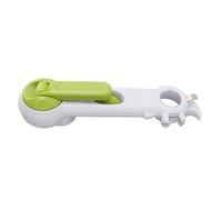 Apriscatole 6 in 1 Apribottiglie Leggero in Plastica da 20cm con Impugnatura Ergonomica, Apribottiglie per Barattoli One Touch per Cucina