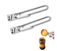 Apriscatole a Mano in Acciaio Inox Apriscatole in Acciaio Inox Apri Barattoli Antiscivolo Apriscatole Regolabile Apriscatole e Multifunzionale per Aprire Barattoli e Coperchio Della Presa (2 Pezzi)